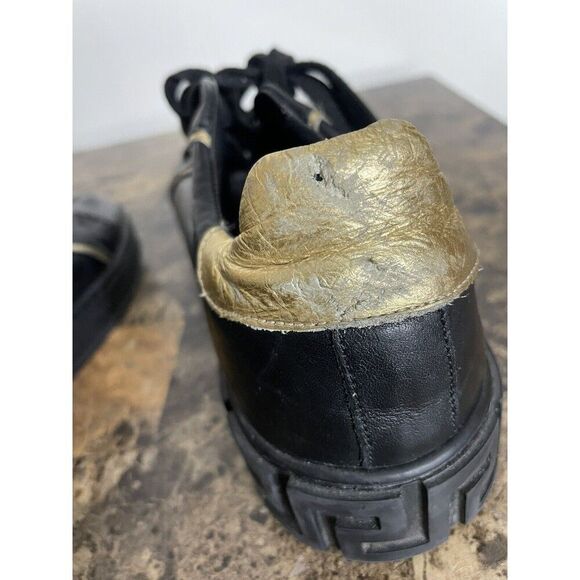 VERSACE Leather Studded Accents Sneakers - Picture 10 of 13